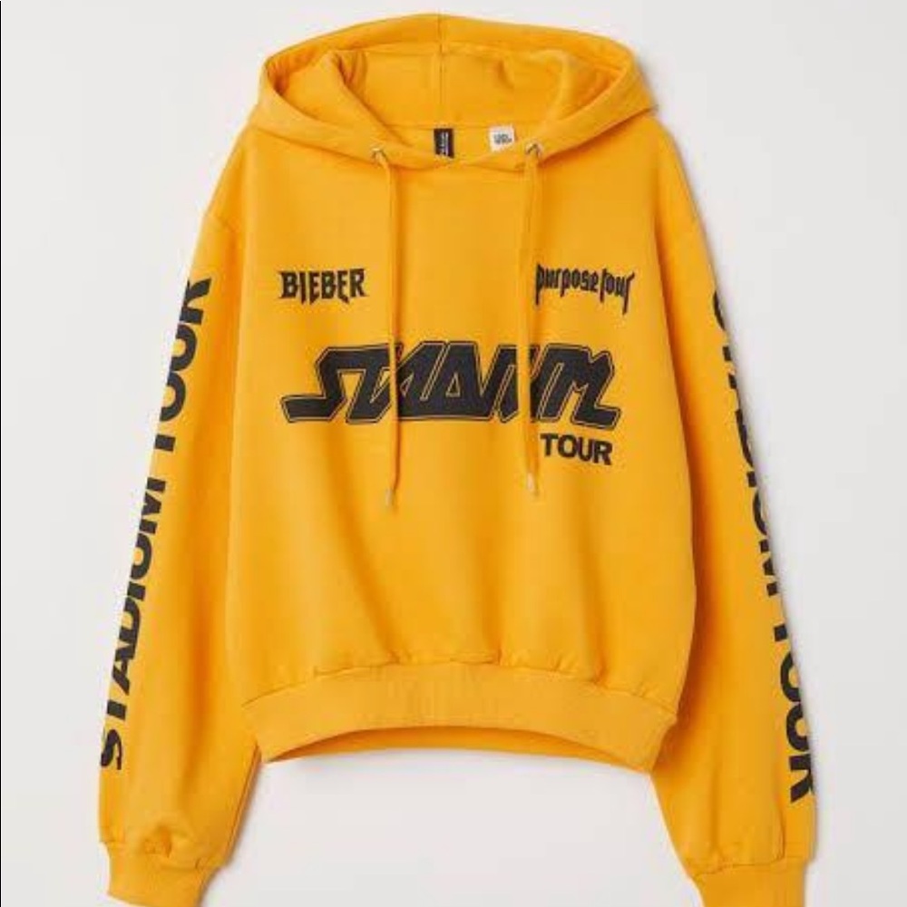H&M Divided Justin Bieber Purpose Stadium Tour Hoodie Pull-over size small